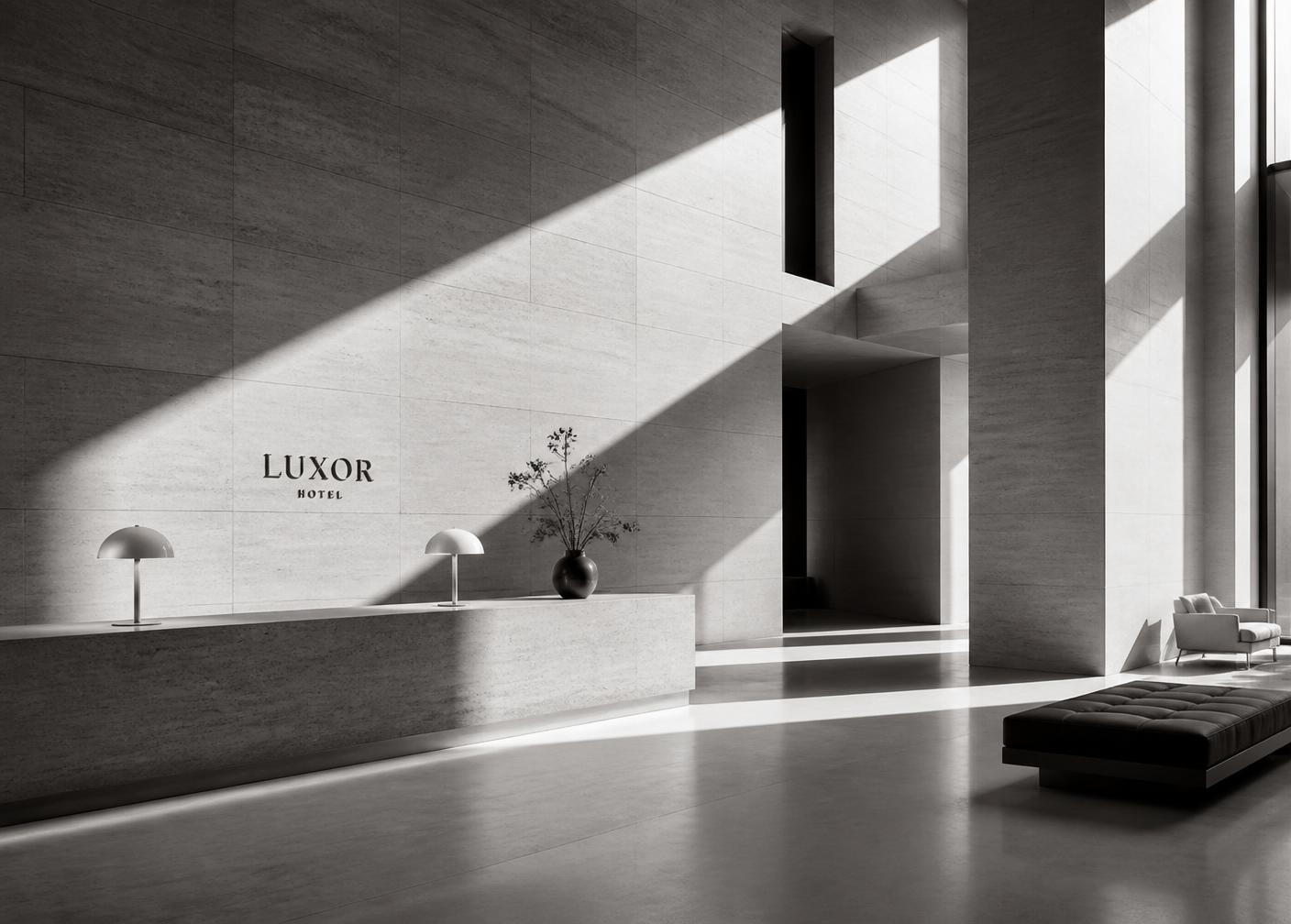 Boutique Hotel F&B Programme project imagery in black and white